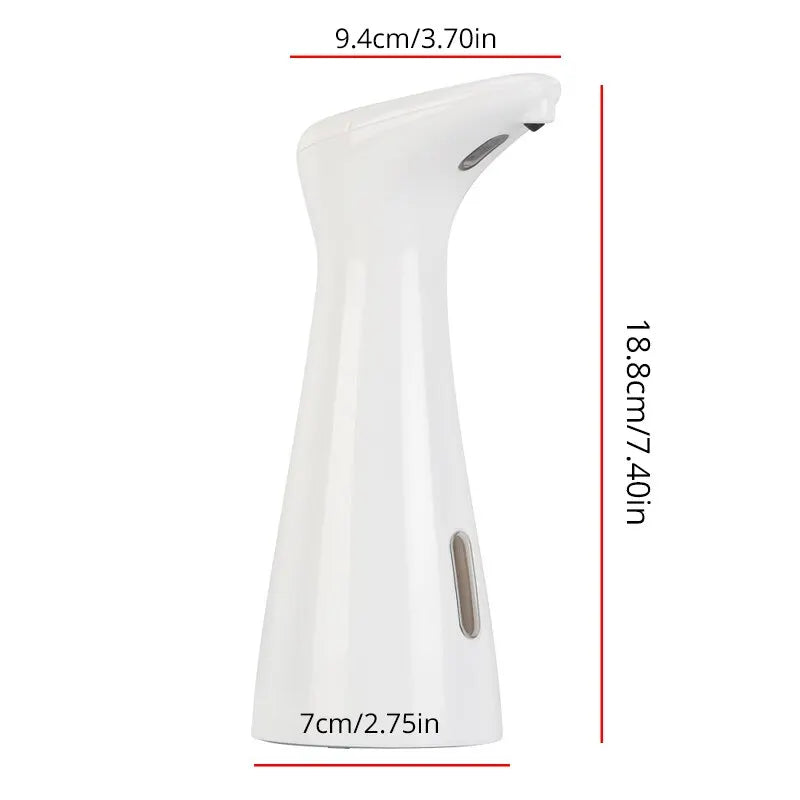 Dispensador automático de jabón con sensor, blanco, ABS de alta calidad