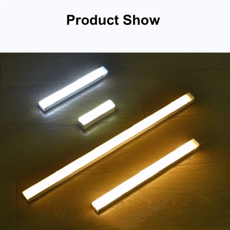 Luz nocturna LED inalámbrica Xiaomi con sensor de movimiento, recargable por USB, lámpara magnética portátil
