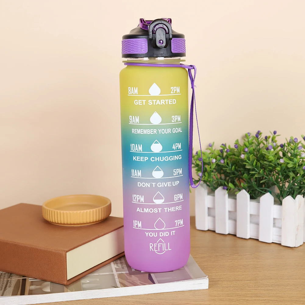 Botella de agua deportiva 1L