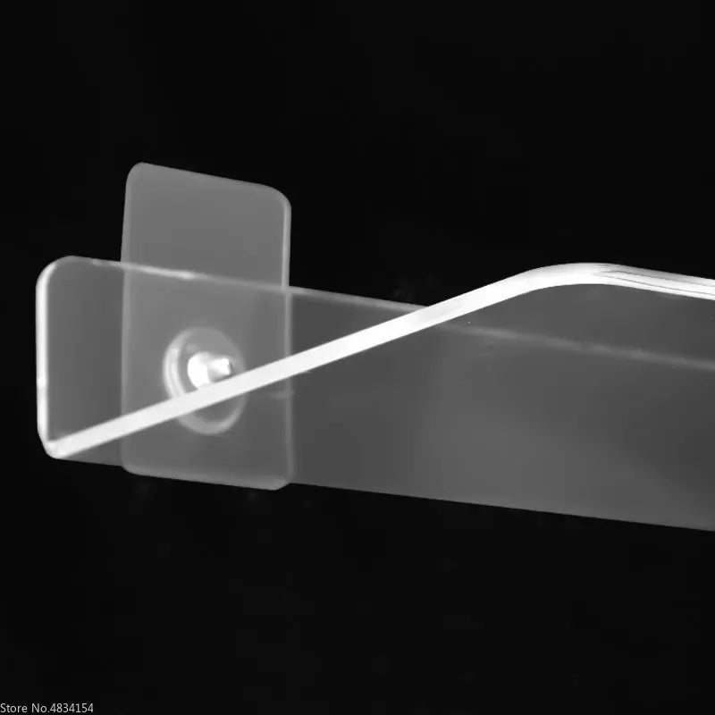 Estante de almacenamiento de acrílico transparente para pared 20-50cm