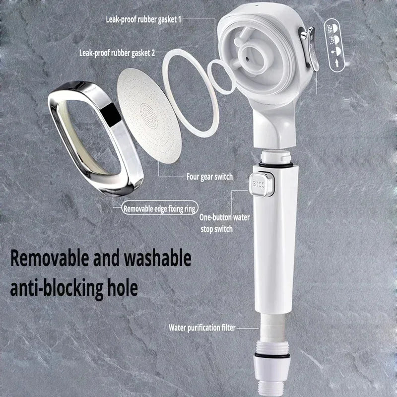 Cabezal de ducha de alta presión Xiaomi con 3 modos de ajuste
