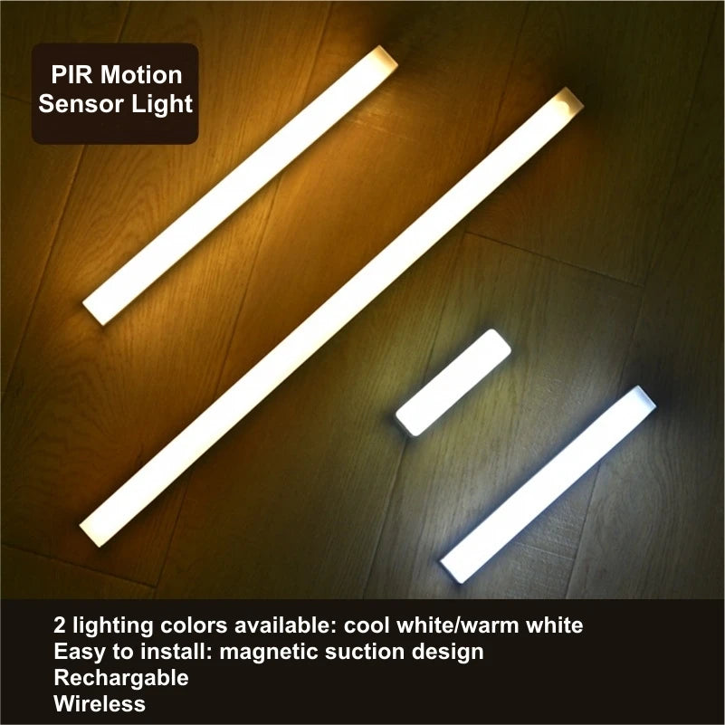 Luz nocturna LED inalámbrica Xiaomi con sensor de movimiento, recargable por USB, lámpara magnética portátil