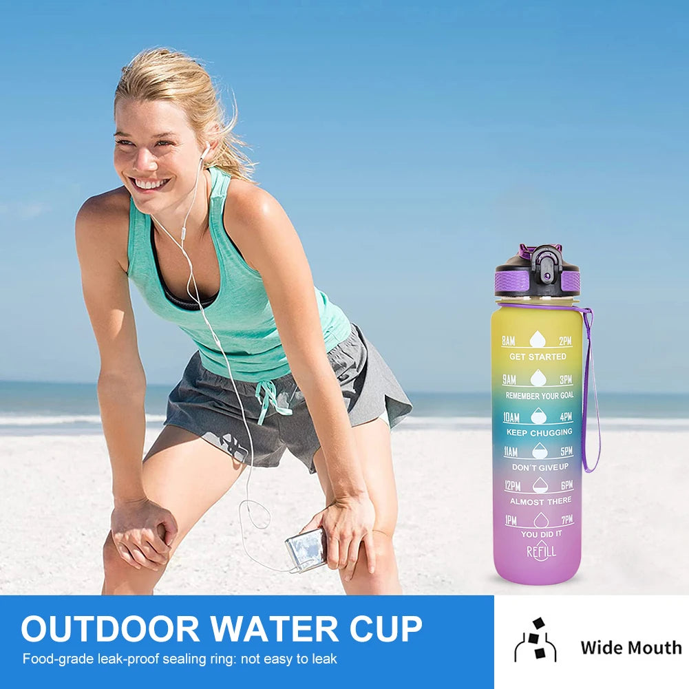 Botella de agua deportiva 1L