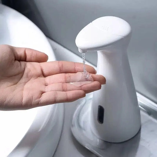 Dispensador automático de jabón con sensor, blanco, ABS de alta calidad