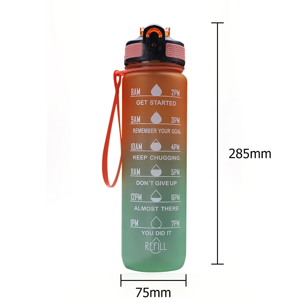 Botella de agua deportiva 1L